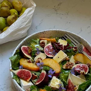 Summer salad with fruits